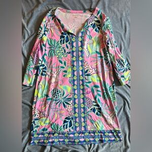 Lilly Pulitzer Nadine Shift Dress Lilac Rose XXL